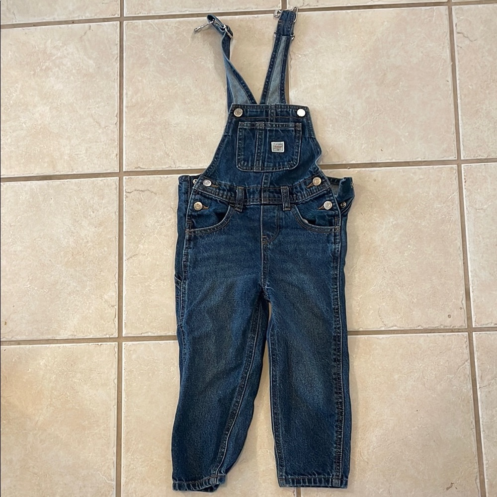 Kids Blue Denim Overalls